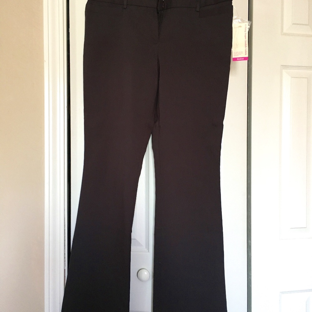 Charcoal dark gray dress pants size 11, brand new